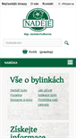 Mobile Screenshot of nadeje-byliny.eu