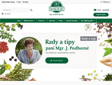 Tablet Screenshot of nadeje-byliny.eu